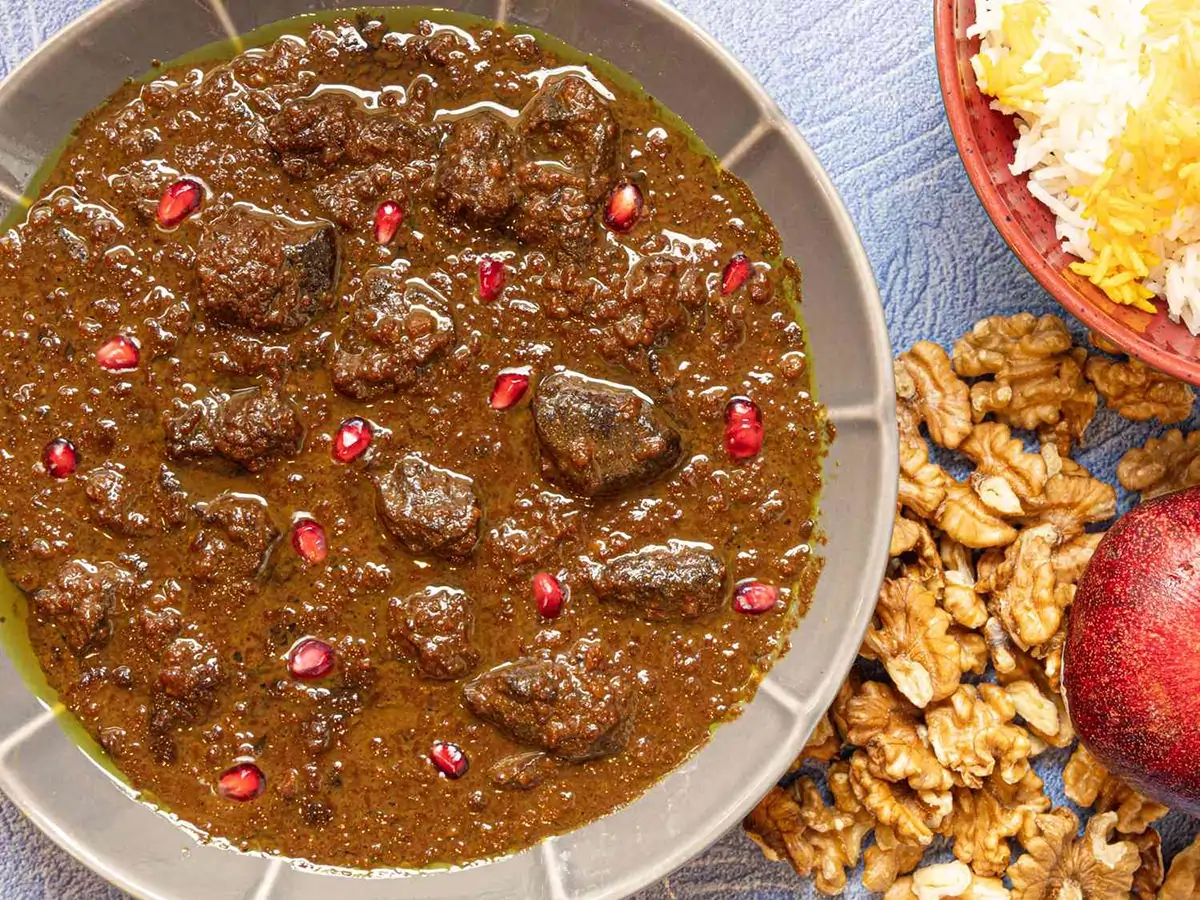Fesenjan stew